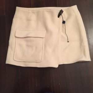 Authentic Burberry wool wrap skirt